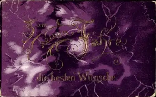 Ak Glückwunsch Neujahr, Beste Wünsche