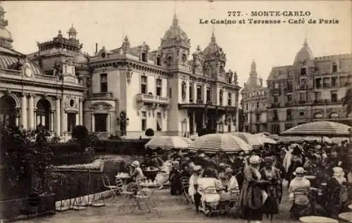 Ak Monte Carlo Monaco, Casino, Terrasse Cafe de Paris