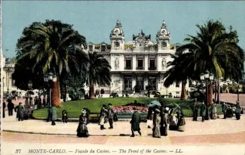 Ak Monte Carlo Monaco, Facade du Casino