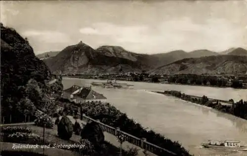 Ak Rolandseck Remagen am Rhein, Panorama