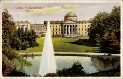 Ak Bad Wilhelmshöhe Kassel in Hessen, Schloss