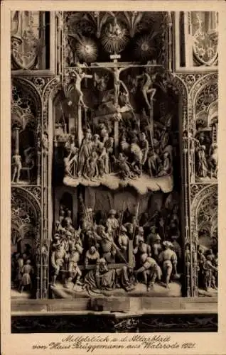 Ak Walsrode in der Lüneburger Heide, Mittelstück a. d. Altarblatt von Haus Brüggemann