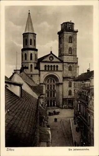 Ak Zittau in der Oberlausitz, Johanniskirche