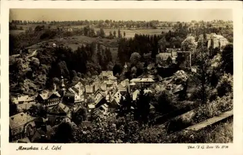 Ak Monschau Montjoie in der Eifel, Panorama