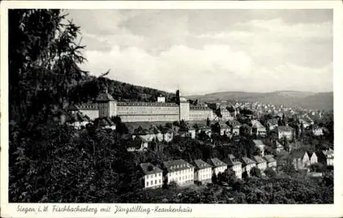 Ak Siegen in Westfalen, Fischbacherberg mit Jungstilling Krankenhaus