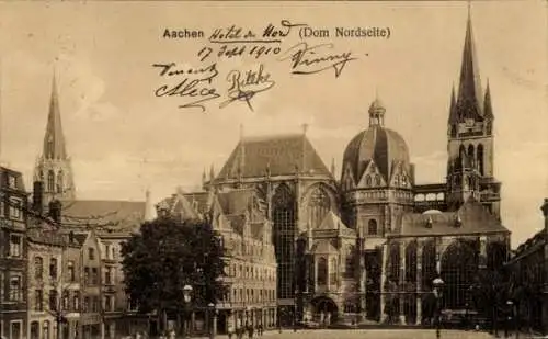 Ak Aachen, Dom Nordseite