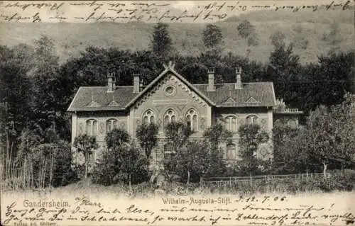 Ak Bad Gandersheim am Harz, Wilhelm Augusta Stift