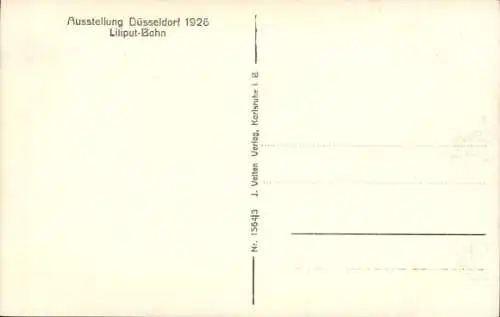 Ak München Bayern, Verkehrsausstellung 1925, Liliputbahn