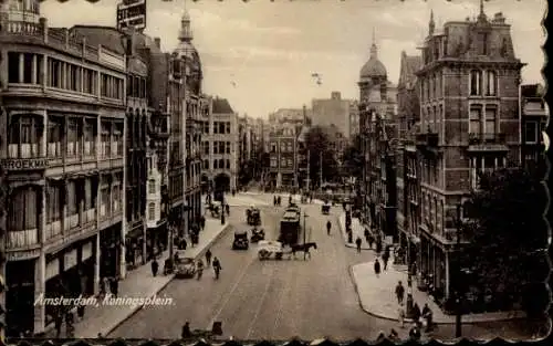 AK Amsterdam Nordholland Niederlande, Koningsplein