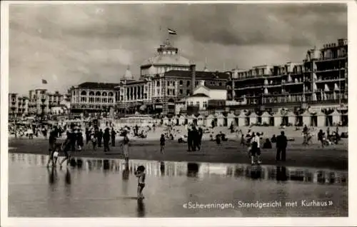 Ak Scheveningen Den Haag Südholland, Kurhaus am Strand