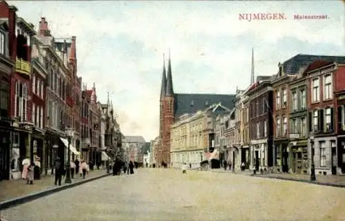 Ak Nijmegen Gelderland Niederlande, Molenstraat