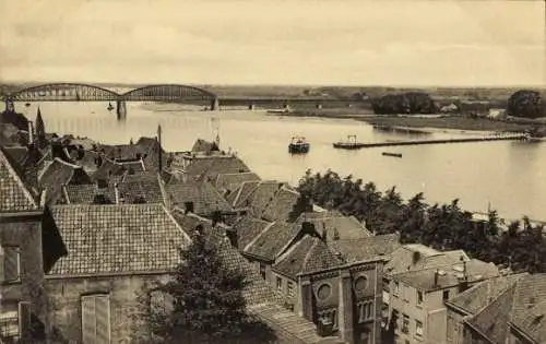 Ak Nijmegen-Gelderland, Vue pris de la tour