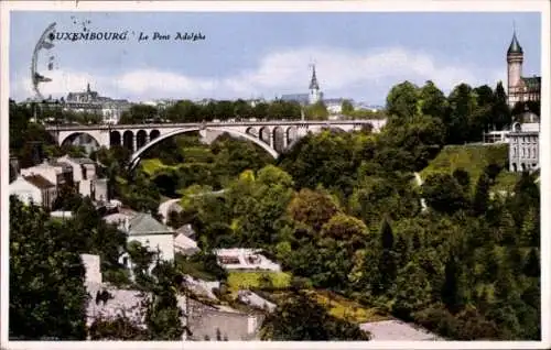 Ak Luxemburg, Pont Adolphe