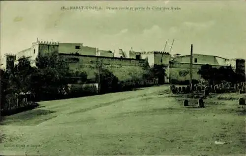 Ak Rabat Marokko, Gefängnis mit Friedhof