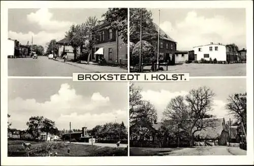Ak Brokstedt in Schleswig Holstein, Stadtpartie