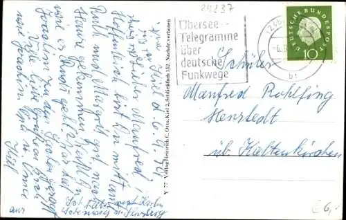 Ak Busdorf in Schleswig Holstein, Ehrenmal, Schule