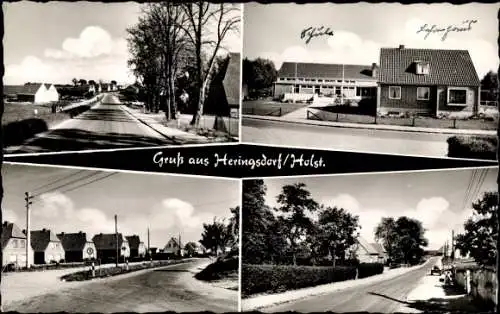 Ak Heringsdorf in Ostholstein, Straßenpartie