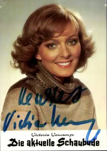 Ak Schauspielerin Victoria Voncampe, Portrait, Autogramm, Die aktuelle Schaubude