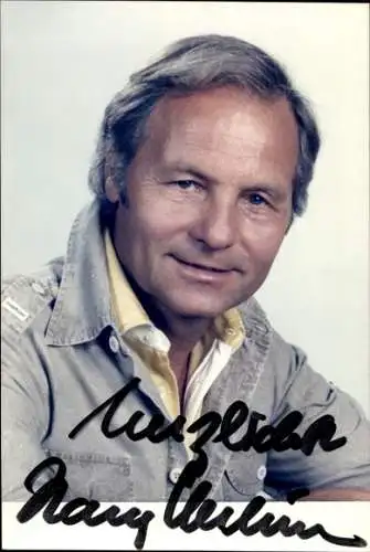 Ak Schauspieler Harry Valerien, Portrait, Autogramm