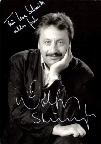 Ak Schauspieler Wolfgang Stumph, Portrait, Autogramm