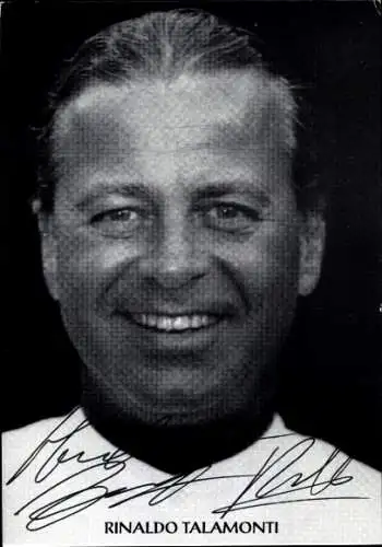 Ak Schauspieler Rinaldo Talamonti, Portrait, Autogramm