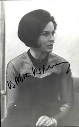 Ak Schauspielerin Barbara Rütting, Portrait, Autogramm