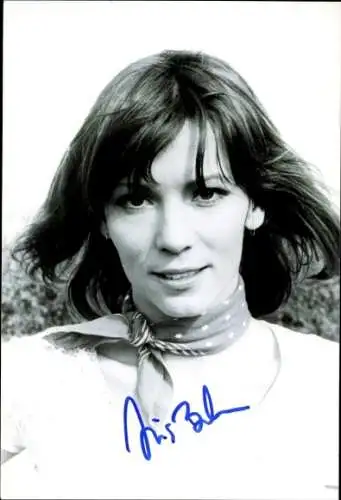 Ak Schauspielerin Iris Berben, Portrait, Autogramm