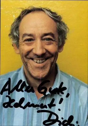 Ak Schauspieler Dieter Hallervorden, Portrait, Autogramm