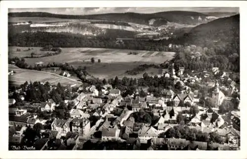 Ak Bad Berka in Thüringen, Luftaufnahme