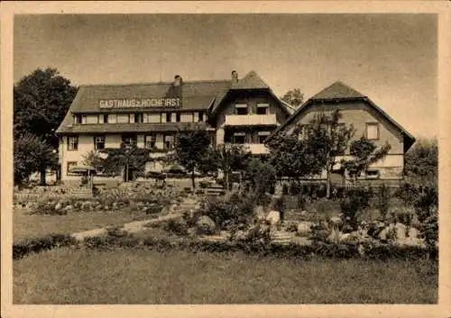 Ak Saig Lenzkirch im Schwarzwald, Hotel-Restaurant zum Hochfirst