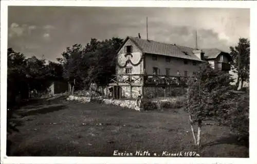 Ak Niederösterreich, Enzian-Hütte, Kieneck