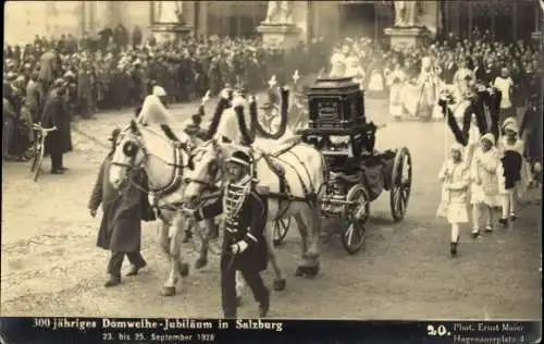 Foto Ak Salzburg in Österreich, 300 jähriges Domweihe-Jubiläum 1928