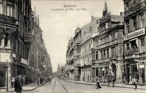 Ak Hannover in Niedersachsen, Langelaube, Haus der Väter
