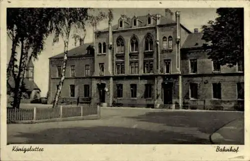 Ak Königslutter am Elm, Bahnhof