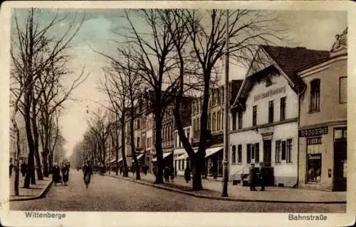 Ak Wittenberge an der Elbe Prignitz, Bahnstraße
