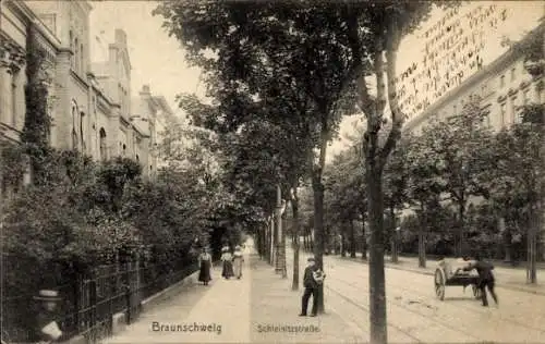 Ak Braunschweig in Niedersachsen, Schleinitzstraße