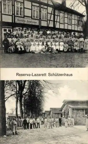 Ak Celle in Niedersachsen, Reserve-Lazarett Schützenhaus