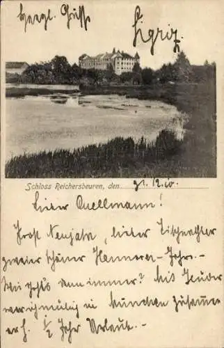 Ak Reichersbeuern in Oberbayern, Schloss Reichersbeuern