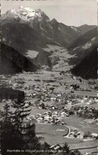 Ak Mayrhofen im Zillertal Tirol, gegen Grünberg