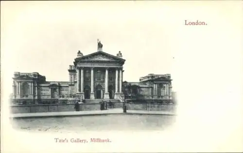 Ak London City England, Tate's Gallery, Millbank