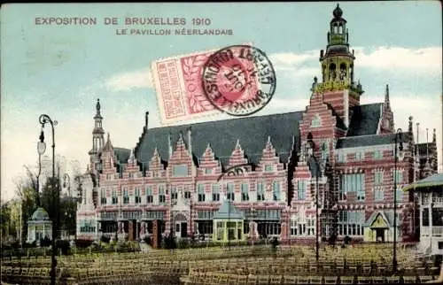 Ak Bruxelles Brüssel, niederländischer Pavillon
