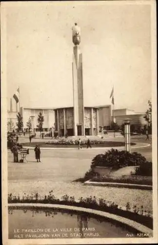 Ak Brüssel, Weltausstellung 1935, Pariser Pavillon