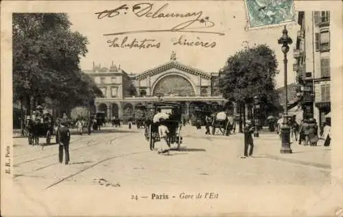 Ak Paris, Ostbahnhof
