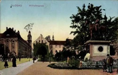 Ak Głogów Glogau Schlesien, Wilhelmsplatz