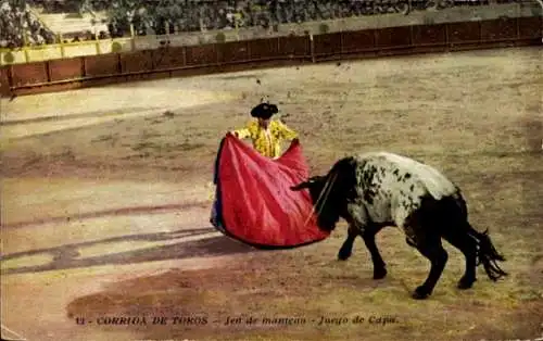 Ak Bullfight, Jeu de Manteau, Cape Game