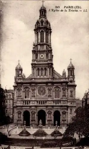 Ak Paris IX, Eglise de la Trinité