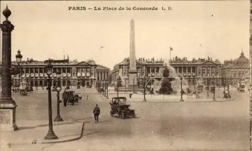 Ak Paris VIII., Place de la Concorde
