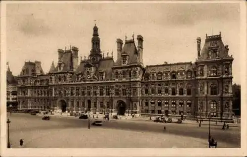 Ak Paris IV, Hotel de Ville