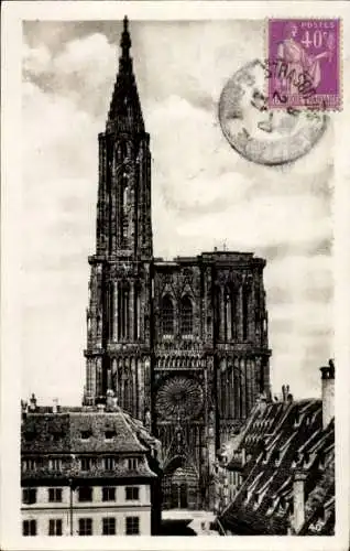 Ak Straßburg Elsass Bas Rhin, Münster