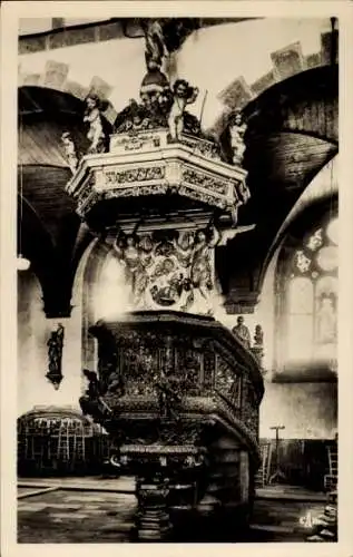 Ak Saint Thégonnec Finistère, La Chaire